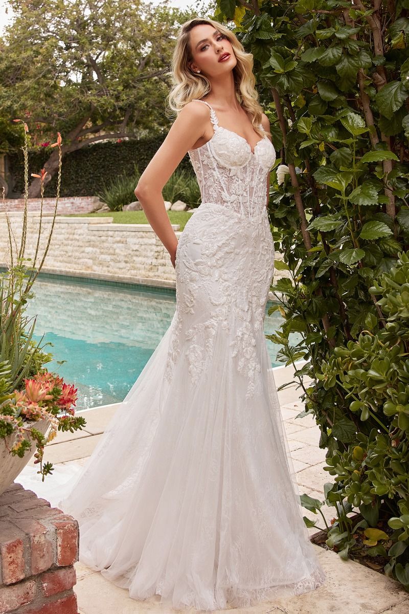 LACE MERMAID WEDDING DRESS CDCDS432W-0