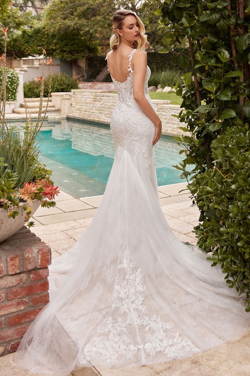 LACE MERMAID WEDDING DRESS CDCDS432W-1