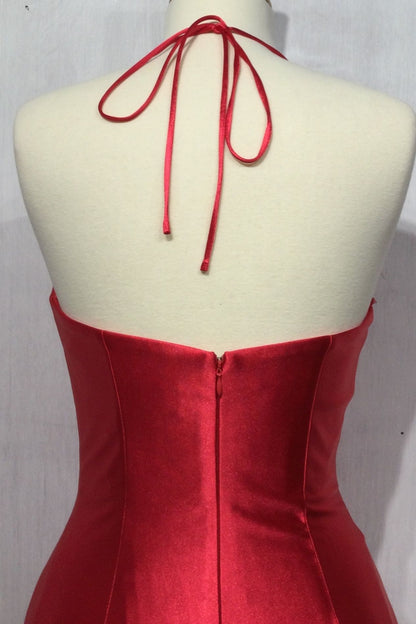 SATIN CORSET FITTED GOWN CDCH112-3