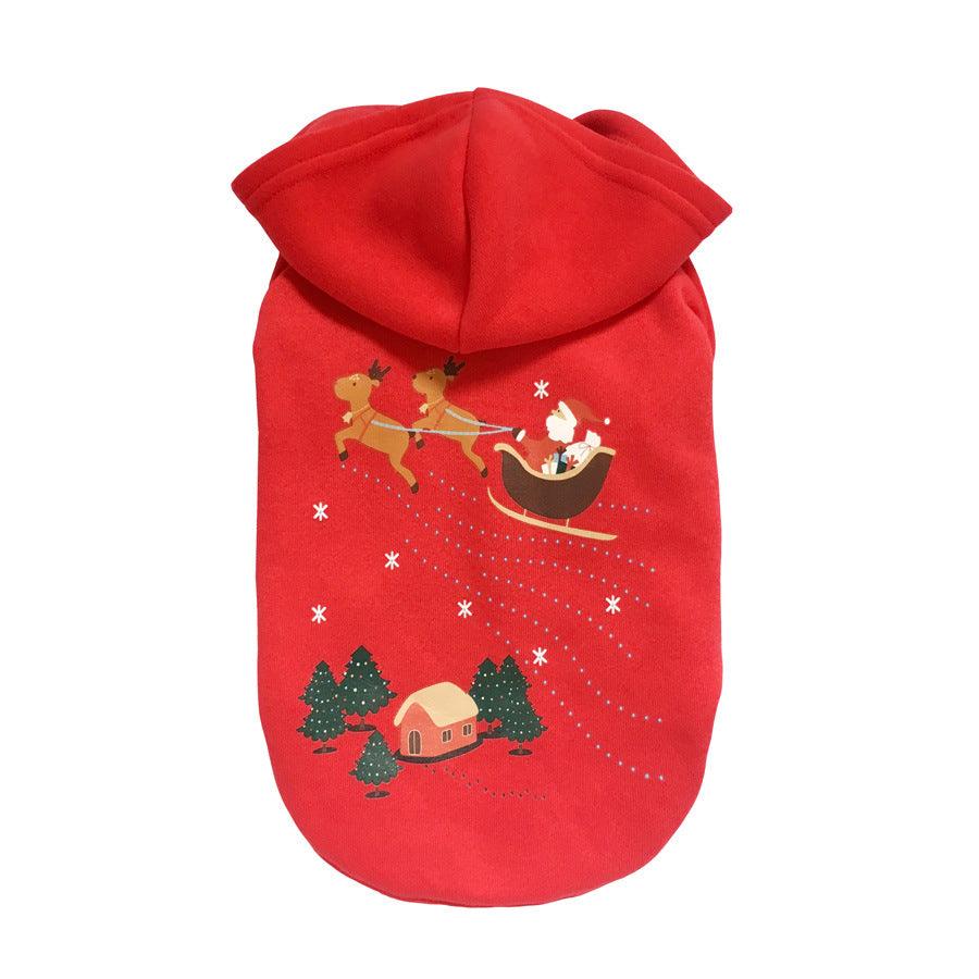 Cozy Cotton Dog Christmas Sweater - Festive Attire For Your Furry Friend