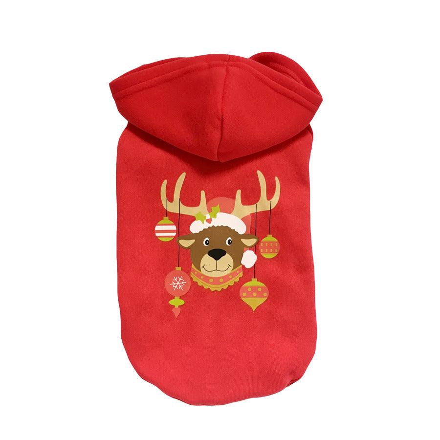 Cozy Cotton Dog Christmas Sweater - Festive Attire For Your Furry Friend