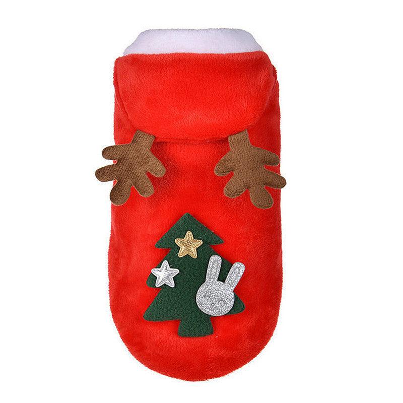 Cozy Flannel Elk Christmas Costume For Pets