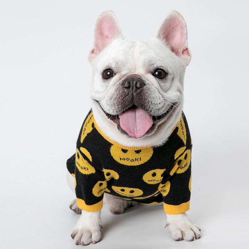 Cozy Woolen Pet Sweater: The Mk9 Smile Sweater For Dogs And Cats