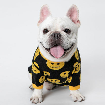 Cozy Woolen Pet Sweater: The Mk9 Smile Sweater For Dogs And Cats