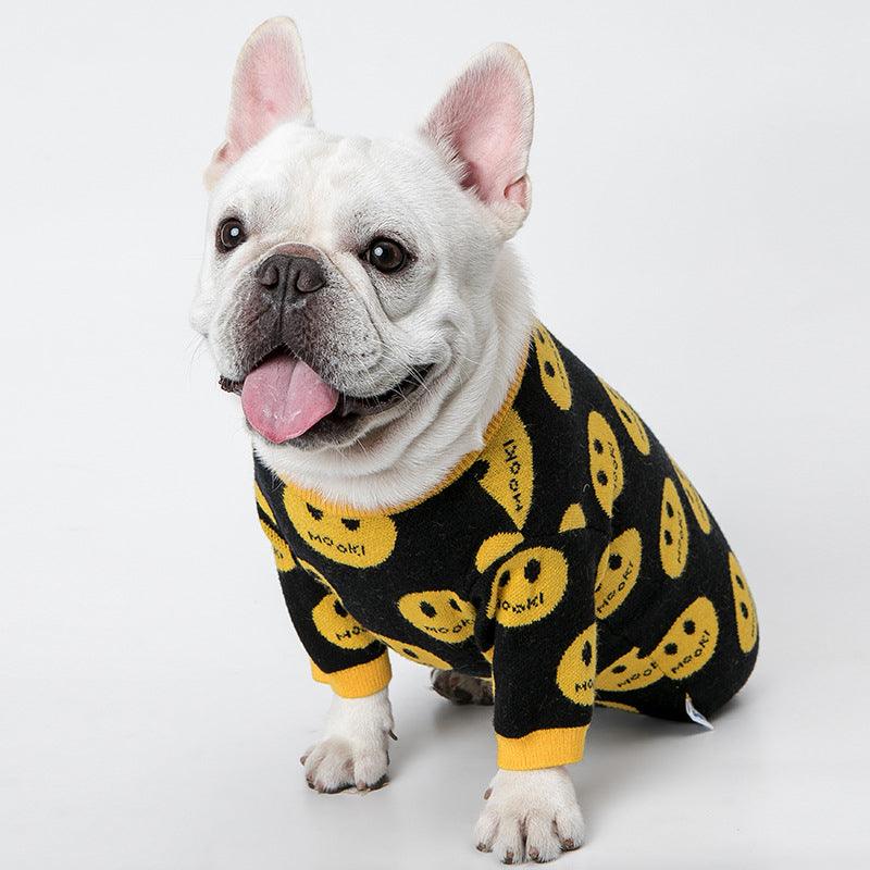 Cozy Woolen Pet Sweater: The Mk9 Smile Sweater For Dogs And Cats