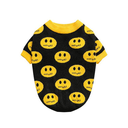 Cozy Woolen Pet Sweater: The Mk9 Smile Sweater For Dogs And Cats