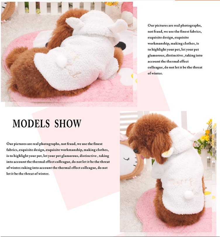 Cozy Woolly Sheep Pet Costume