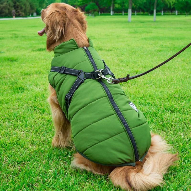 Cozycanine Integrated Cotton Vest - Stylish Winter Apparel For Dogs