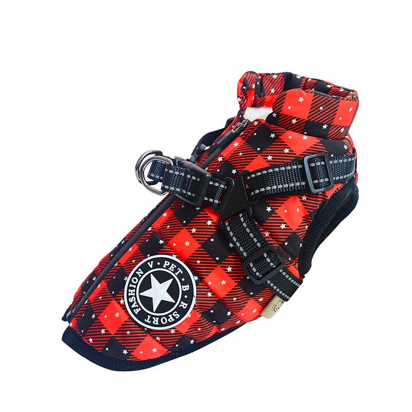 Cozycanine Integrated Cotton Vest - Stylish Winter Apparel For Dogs