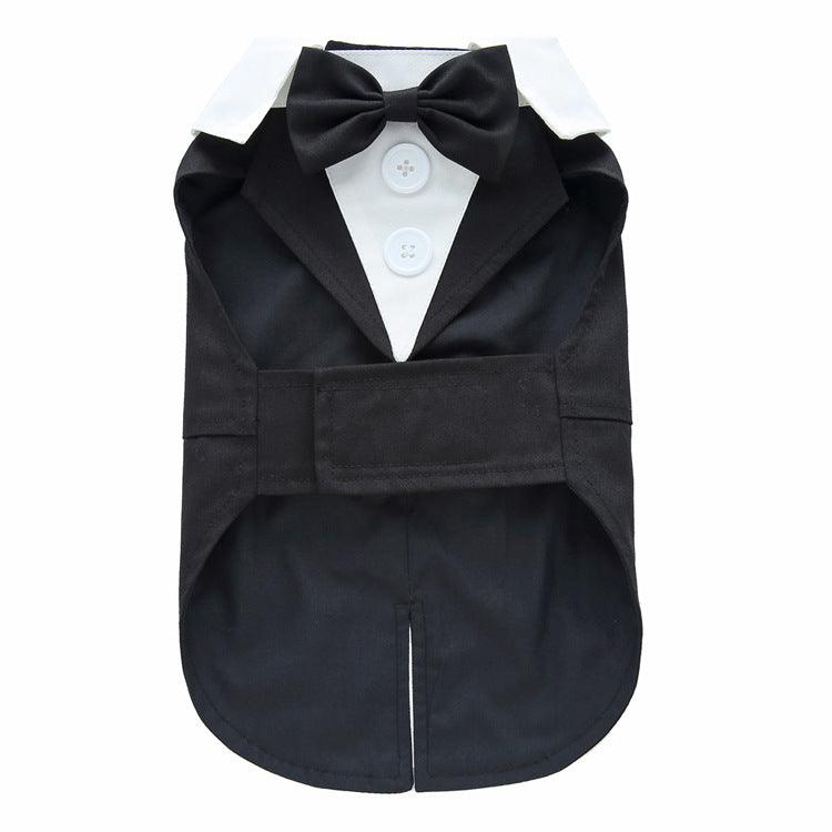 Elegant Canine Attire: Formal Dog Tuxedo Dress
