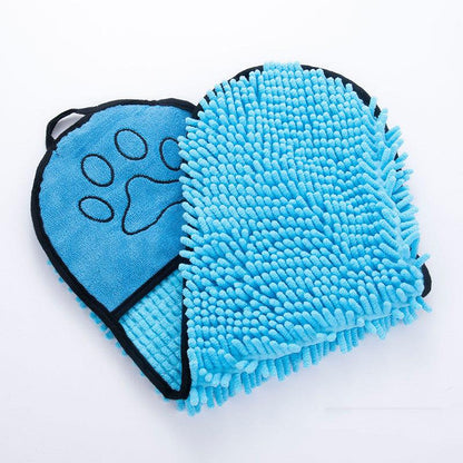 Super Dry Pet Bathrobe - Ultra Absorbent Microfiber Towel For Dogs And Cats
