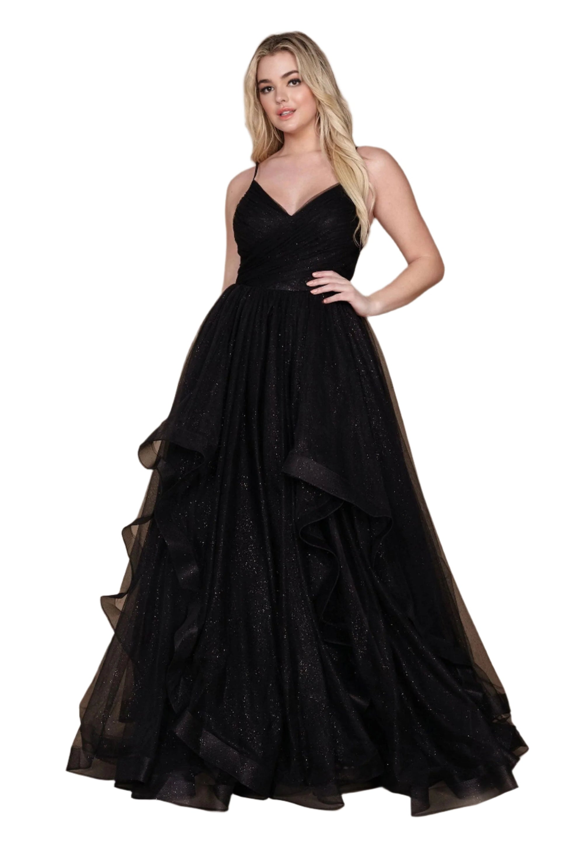 Dylan and Davids Sparkling Full-Length Formal Gown Ball Gown-2