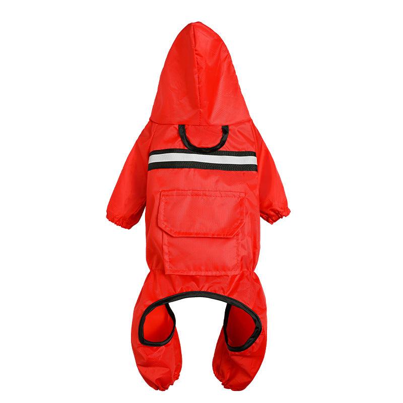 Reflective Pet Raincoat: Keep Your Furry Friend Safe And Dry