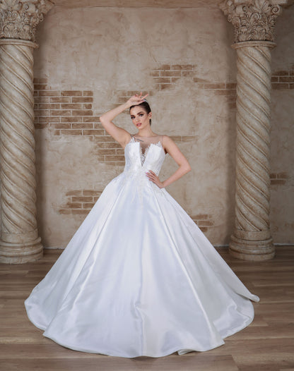 Sara a line wedding dress