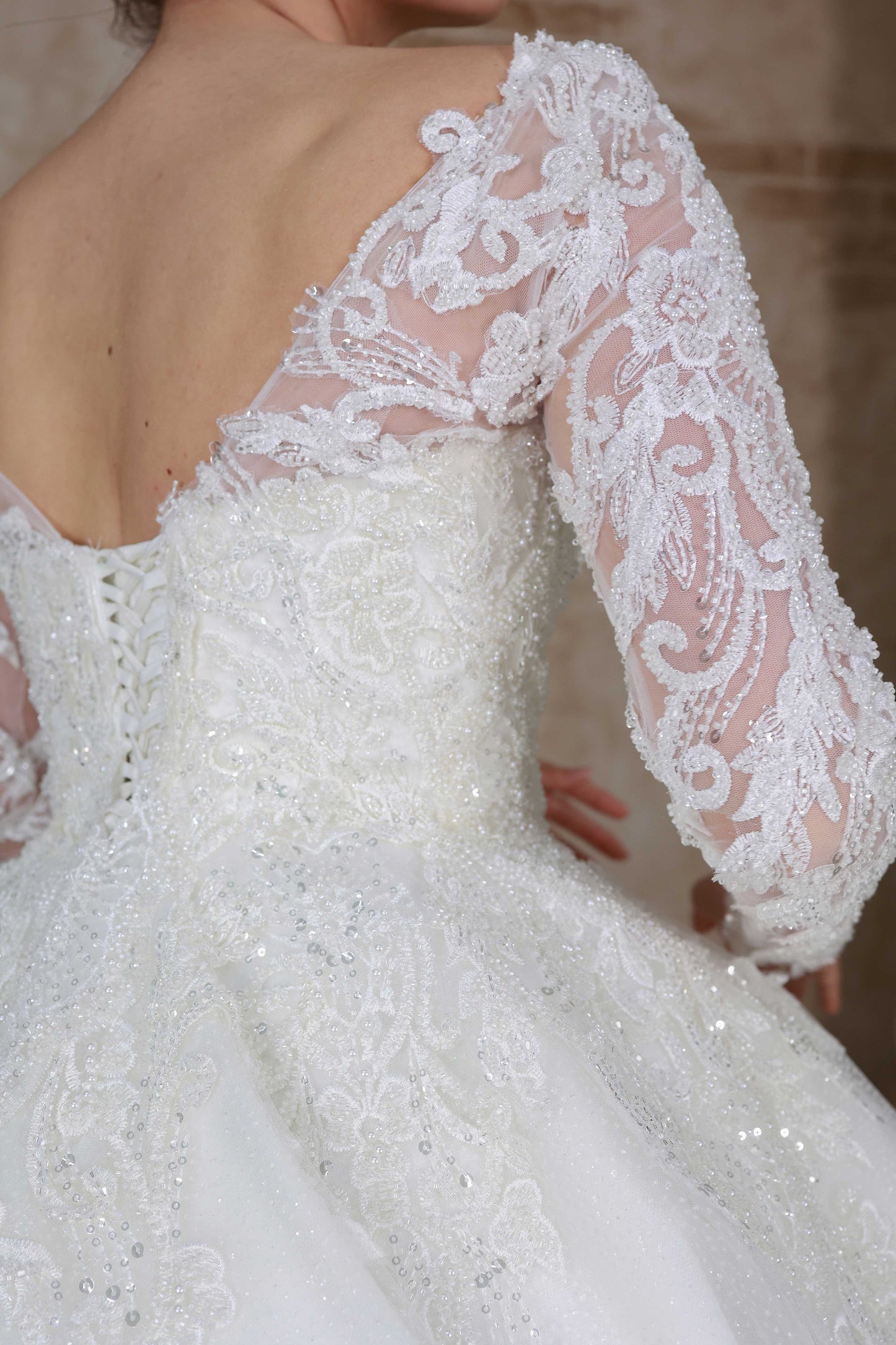 Verda a line wedding dress-6