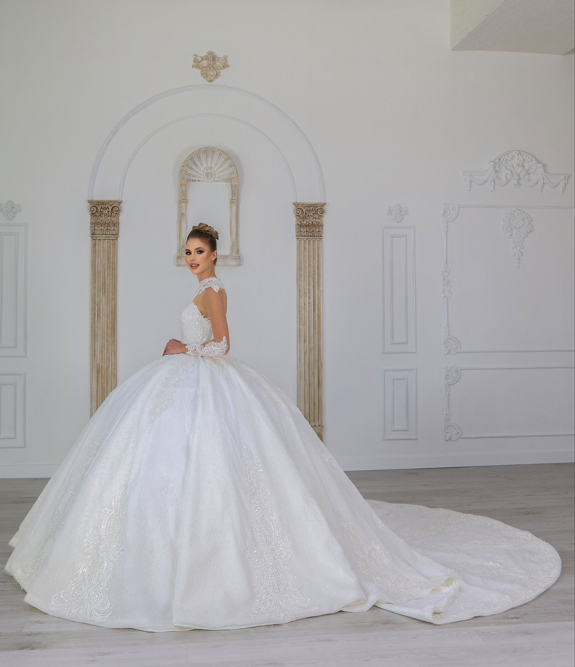 Oden ballgown wedding dress