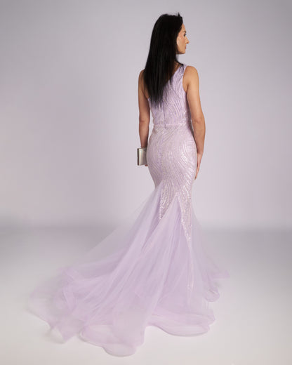 Violeta Mermaid Festive Maxi Dress-3