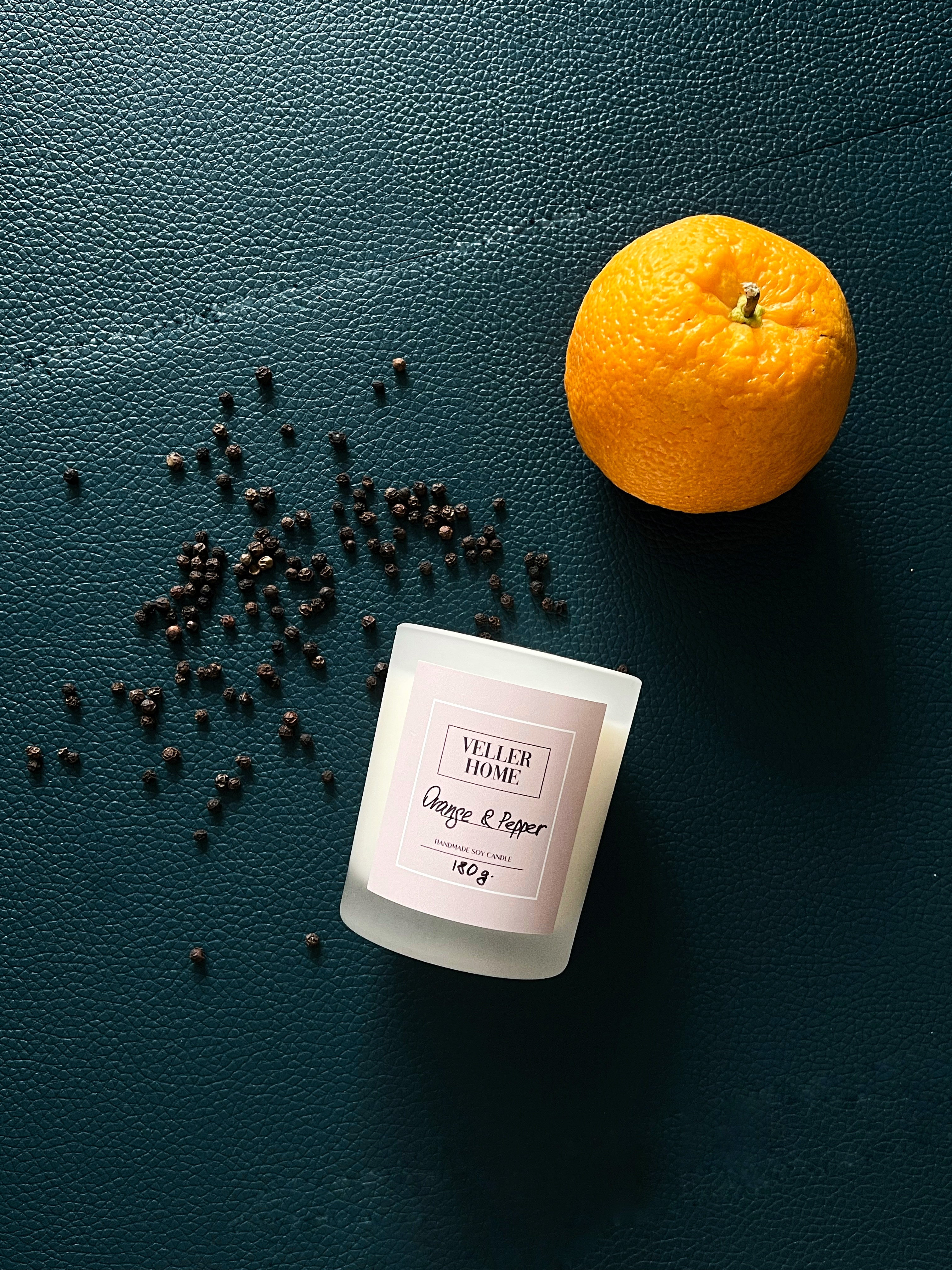 Orange & Pepper Soy Candle