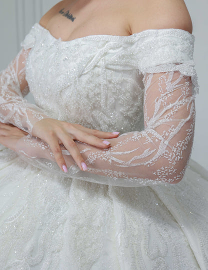 Azze ballgown wedding dress-3
