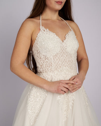 Quintessa Hand Made Crystal Beaded Bridal Gown wedding dresses