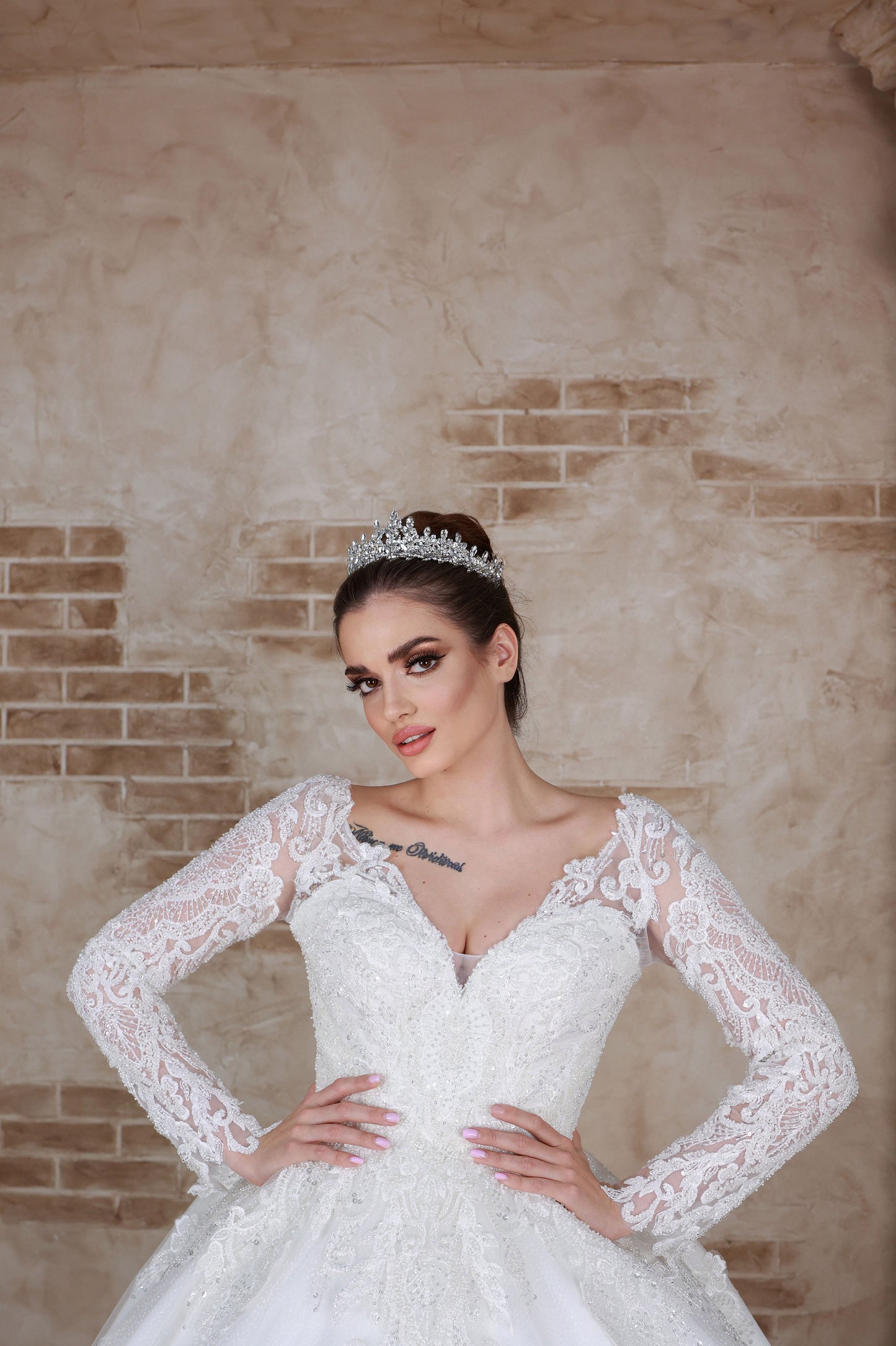 Verda a line wedding dress-2