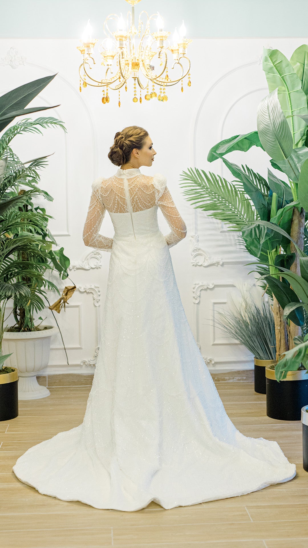 BERRAK column wedding dress-3