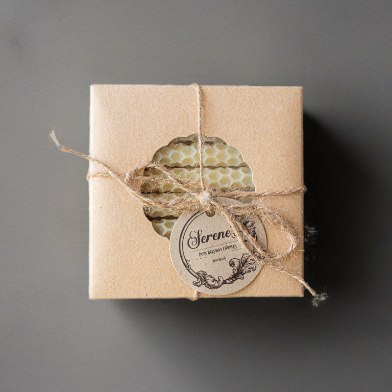 Coloured Beeswax Candles | Tree Tapers | Box of 16
