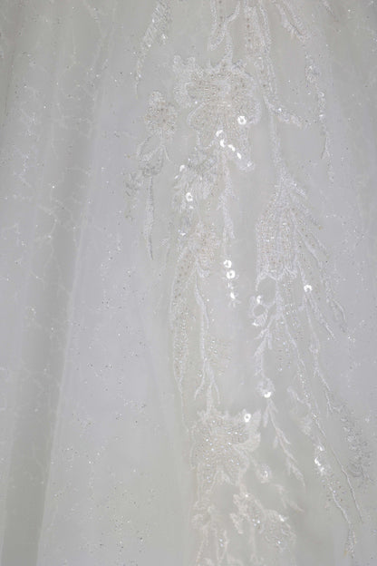 Edna narrow skirt a line wedding dress