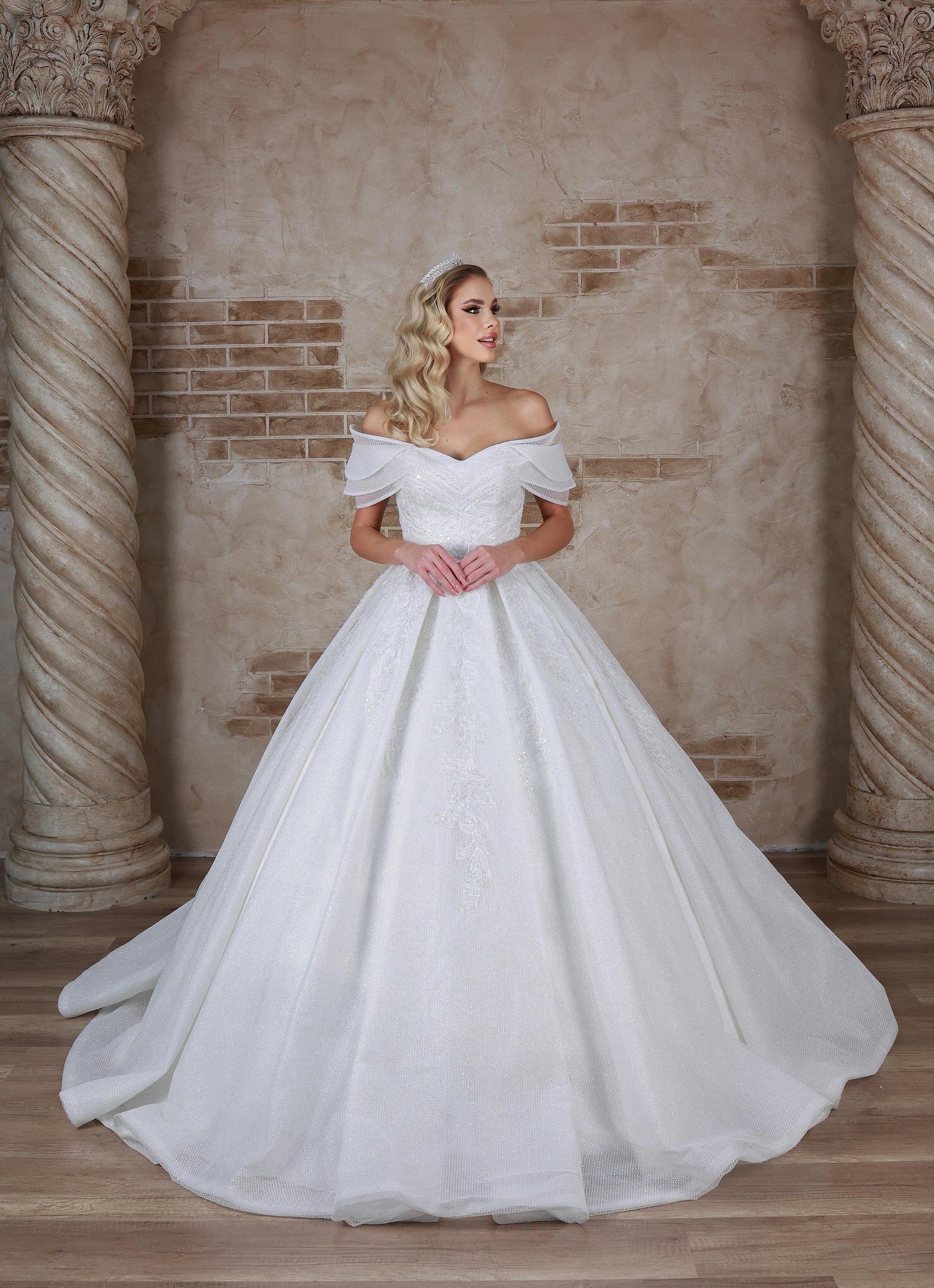 Liza a line wedding dress