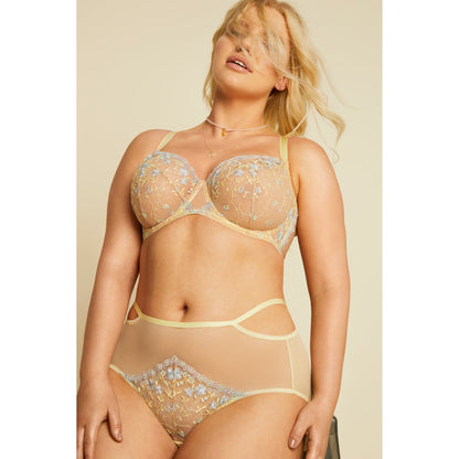 Soft High Waist Tulle Brief Panty Kinga Forget Me Not-4
