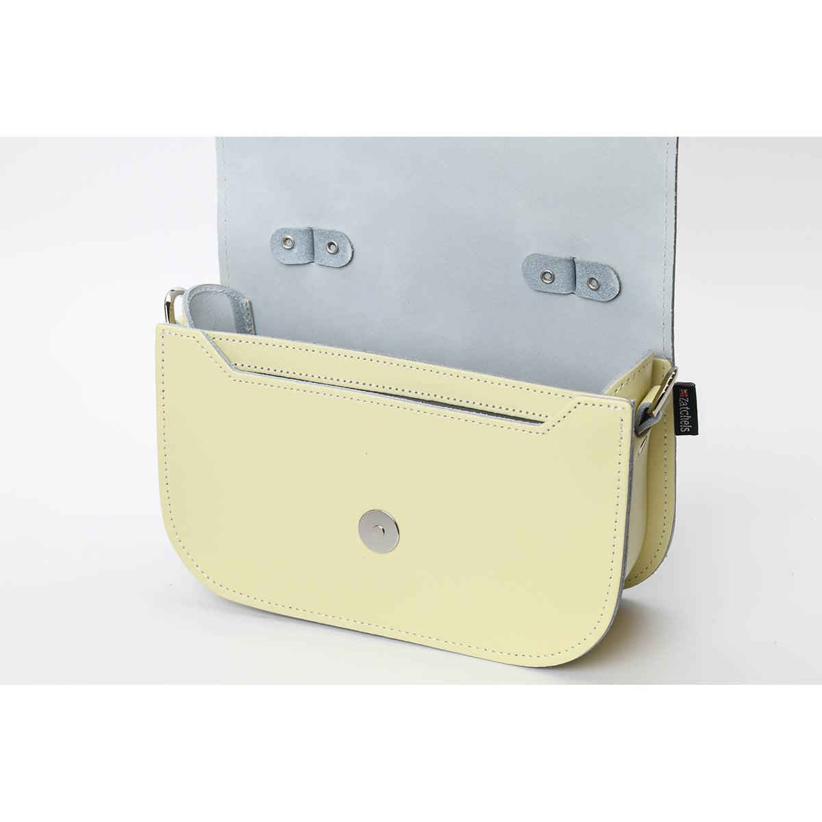 Aura Handmade Leather Bag - Cream-3
