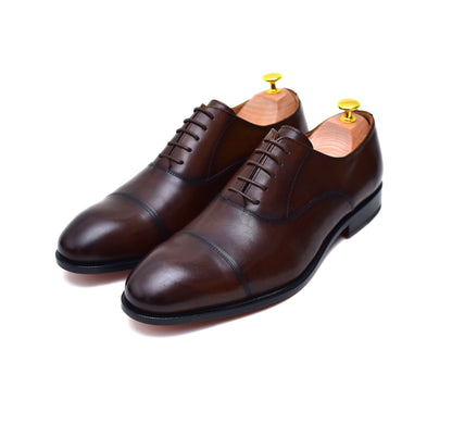 Henry - Brown Cap-toe Shoes