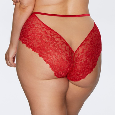 Soft Lace High Waist Brief Panty Kinga Mind Love-1