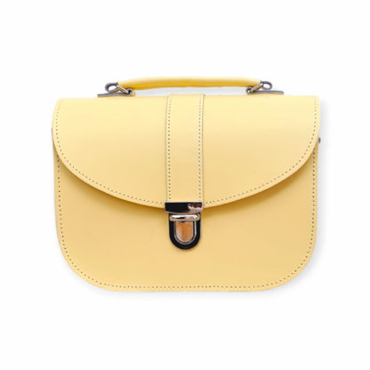 Olympia Handmade Leather Bag - Primrose Yellow-0