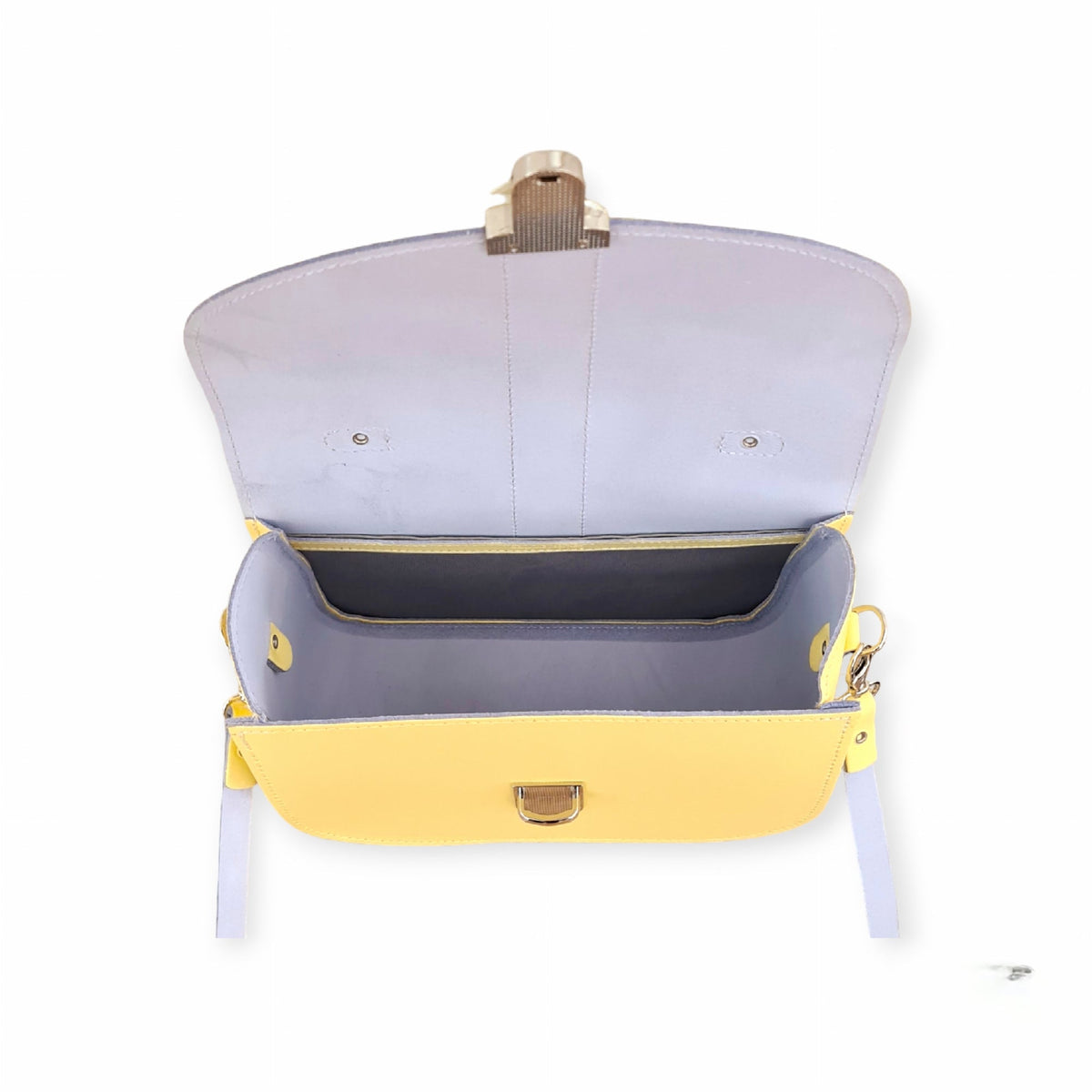 Olympia Handmade Leather Bag - Primrose Yellow-4