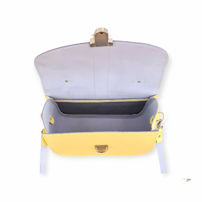 Olympia Handmade Leather Bag - Primrose Yellow-4
