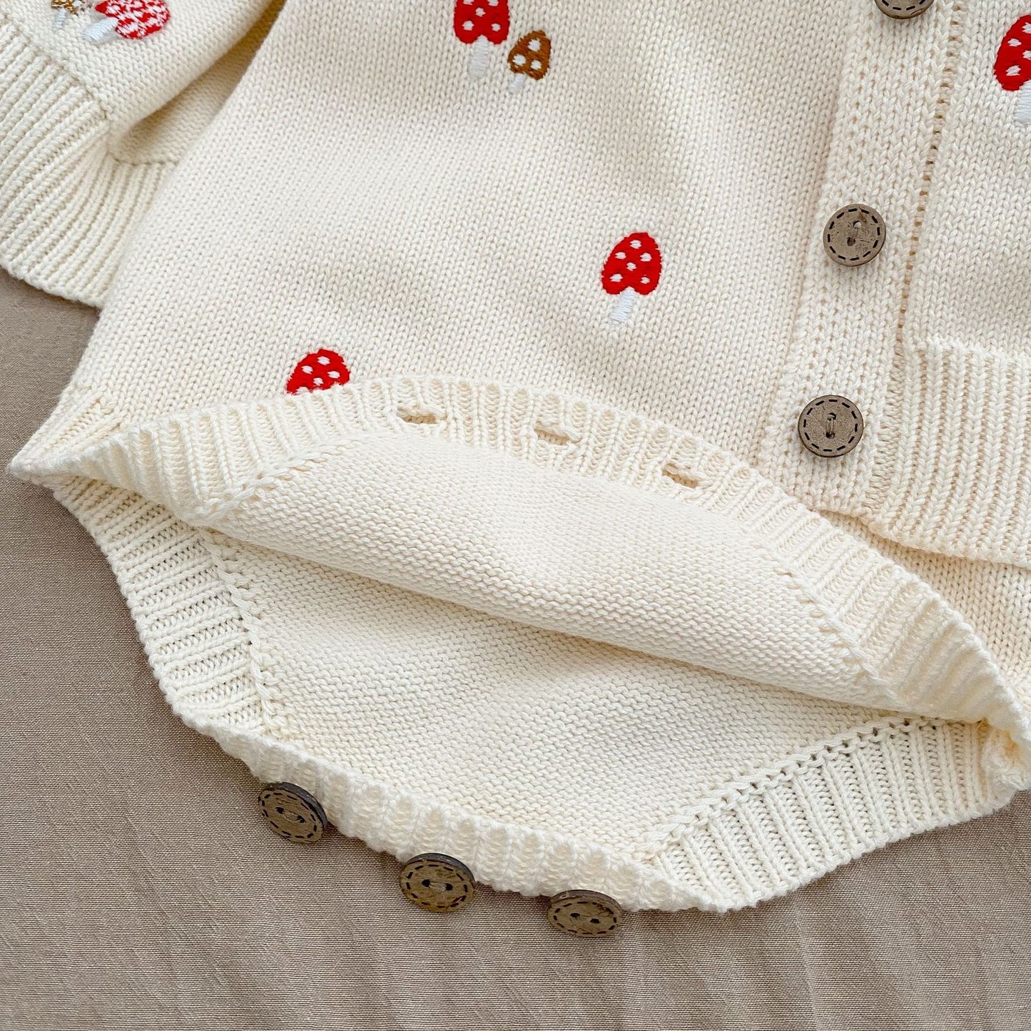 Baby Girl Embroidered Pattern Sleeveless Onesie-4