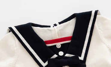 Autumn Style College Style Long Sleeve Dress-1