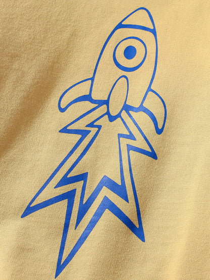 High Quality Spring And Autumn Boys Rocket Print Long Sleeves Top Sweatshirt And Pants Clothing Set-4