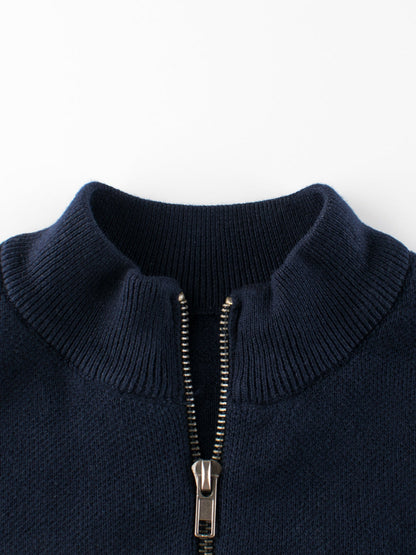 Baby Boy Kids Striped Pattern Zipper Front Design All Match Cardigan