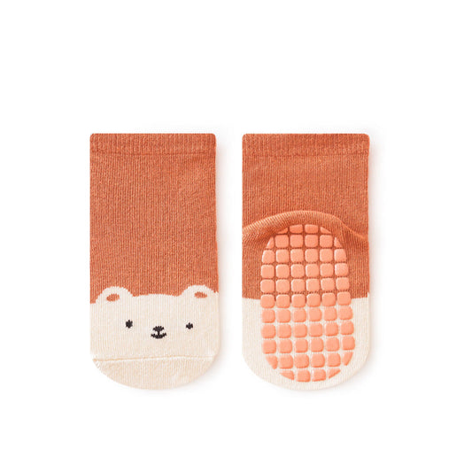 Baby Unisex Breathable Comfy Cartoon Socks Non-Slip-10