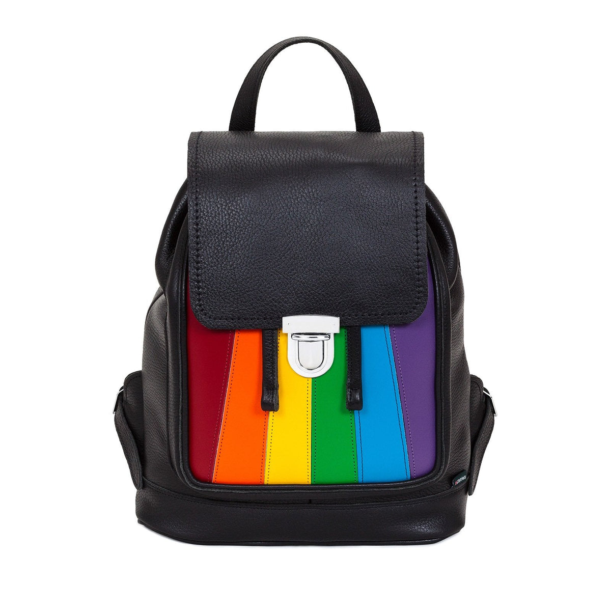 Soft Leather Backpack - Pride Rainbow-0