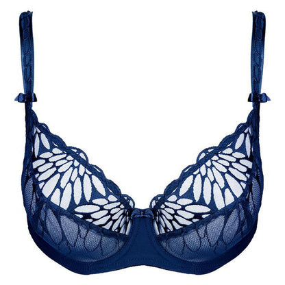 Transparent Embroidery Underwire Bra Sara-4