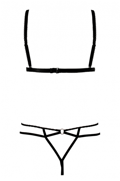 Sexy Strappy Triangle Bra & String Panty Set Anais Alcyone-3