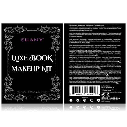 Luxe Book Makeup Set - All In One Travel Cosmetics Palette-2