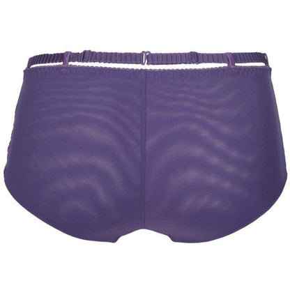 Sheer Lace Boyshort Panty Axami Miami Vibe Purple-3