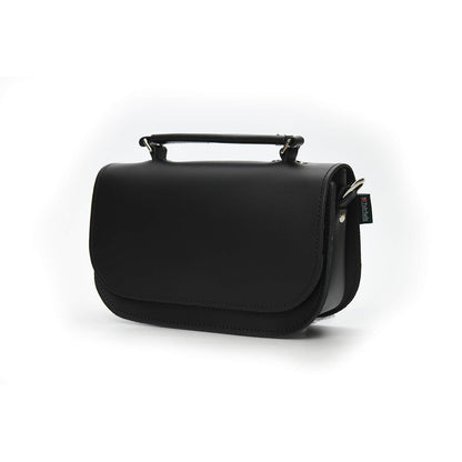 Aura Handmade Leather Bag - Black-2