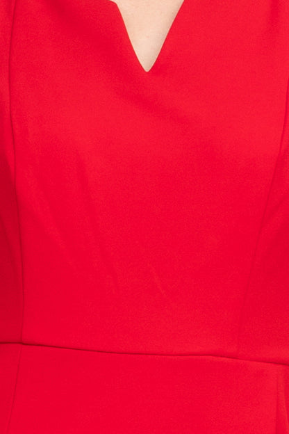 Connected Apparel Matte Jersey Sheath Dress