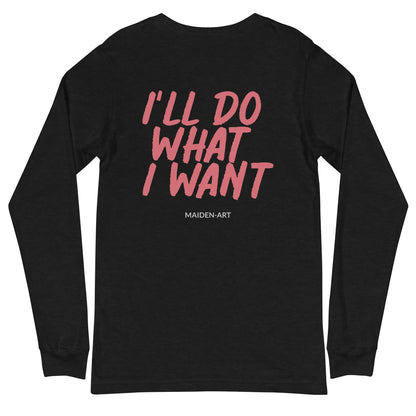 Rebel Girl Unisex Long Sleeve Tee with EMBROIDERY-5
