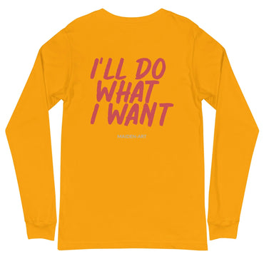 Rebel Girl Unisex Long Sleeve Tee with EMBROIDERY-1